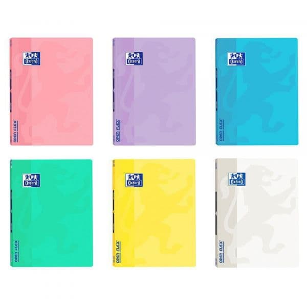 Oxford Caderno Agrafado A4 Openflex Pautado Pastel Sortido 1 Un.