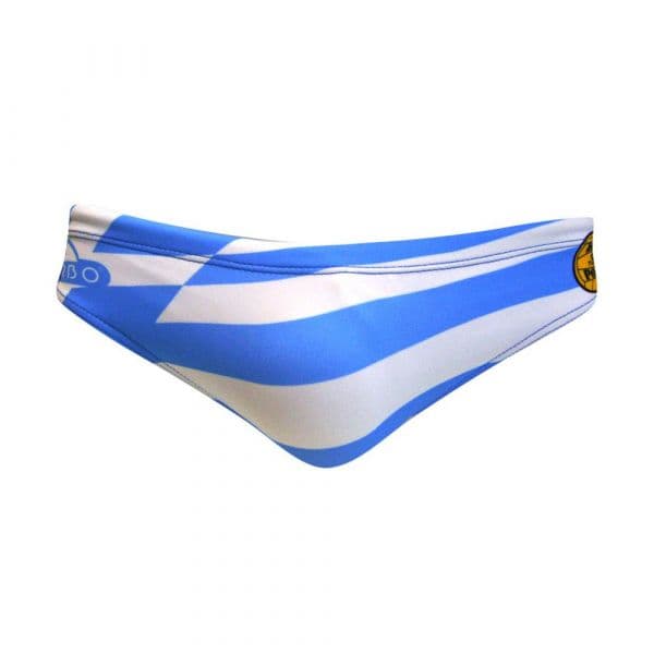 Turbo Greece Swimming Brief Branco,Azul XL Homem