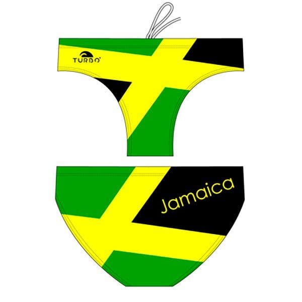 Turbo Jamaica Swimming Brief Verde,Amarelo,Preto L Homem