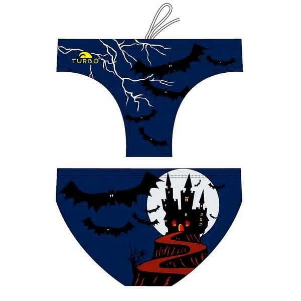 Turbo Halloween Castle Swimming Brief Azul 4XL Homem