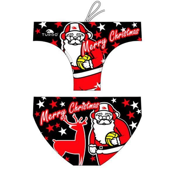 Turbo Papa Noel Swimming Brief Preto 3XL Homem