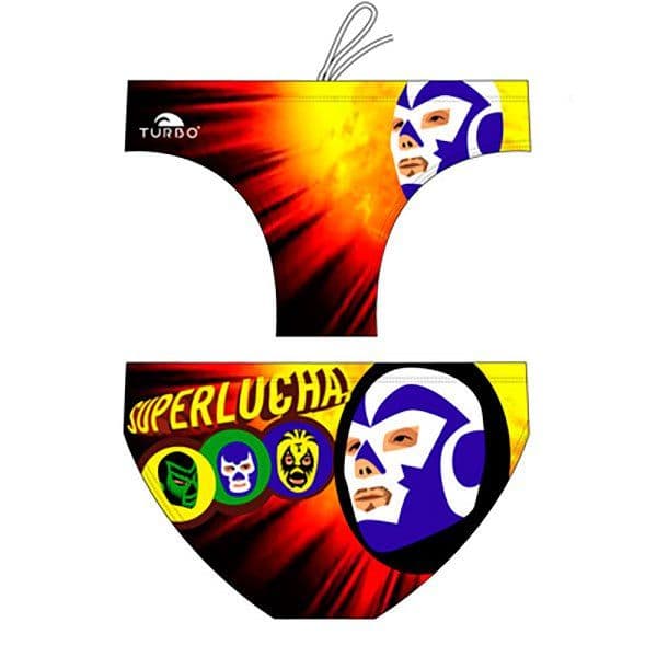 Turbo Super Fight Swimming Brief Colorido XL Homem
