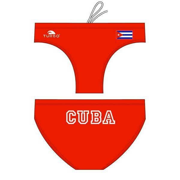 Turbo Cuba Swimming Brief Vermelho 4XL Homem