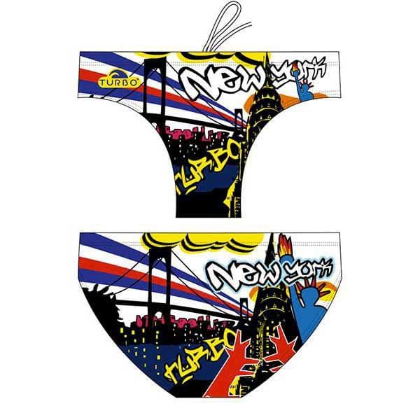 Turbo New York Swimming Brief Colorido S Homem