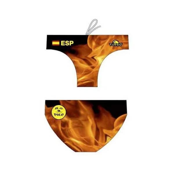 Turbo Spain Swimming Brief Laranja,Preto XL Homem