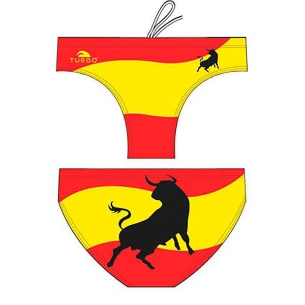 Turbo Bull Spain Swimming Brief Amarelo,Vermelho S Homem