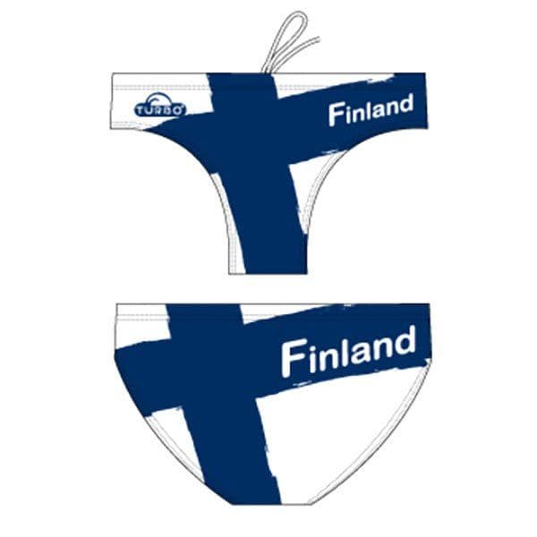 Turbo Finland Swimming Brief Branco,Azul 5XL Homem