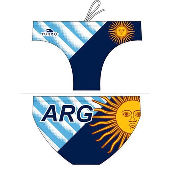 Turbo Argentina Sun Swimming Brief Azul L Homem