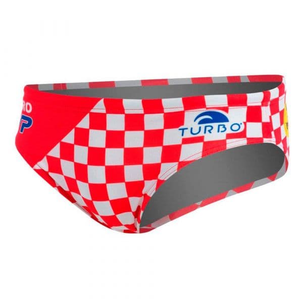 Turbo Croatia Swimming Brief Vermelho,Branco 5XL Homem