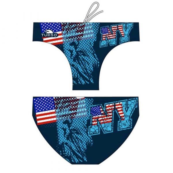 Turbo Ny Stars Swimming Brief Azul XL Homem