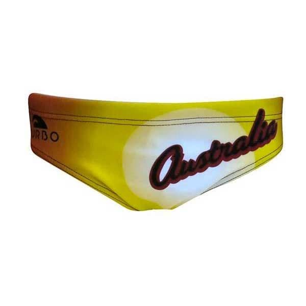 Turbo Australia Sun Swimming Brief Amarelo 4XL Homem