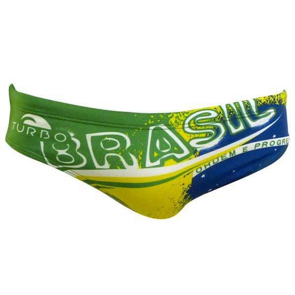 Turbo Brasil Swimming Brief Verde S Homem