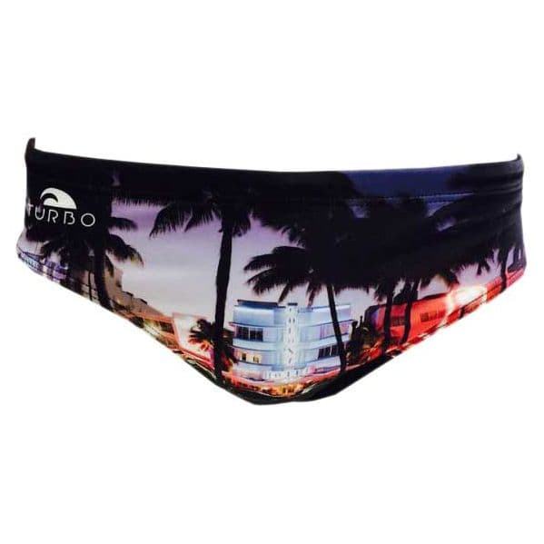 Turbo Miami Beach Swimming Brief Preto 5XL Homem