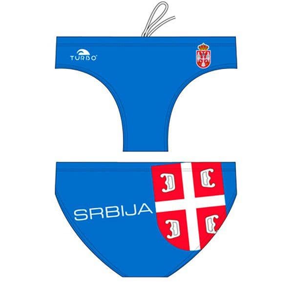Turbo Serbia Swimming Brief Azul XL Homem