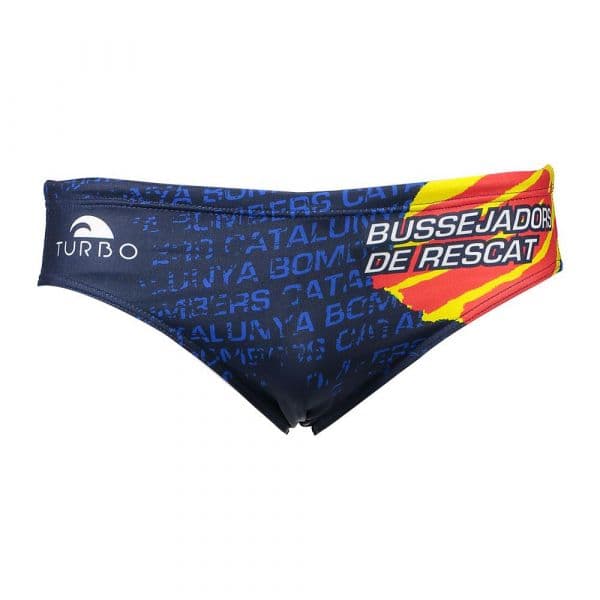 Turbo Rescue Divers Catalonia Swimming Brief Azul XL Homem