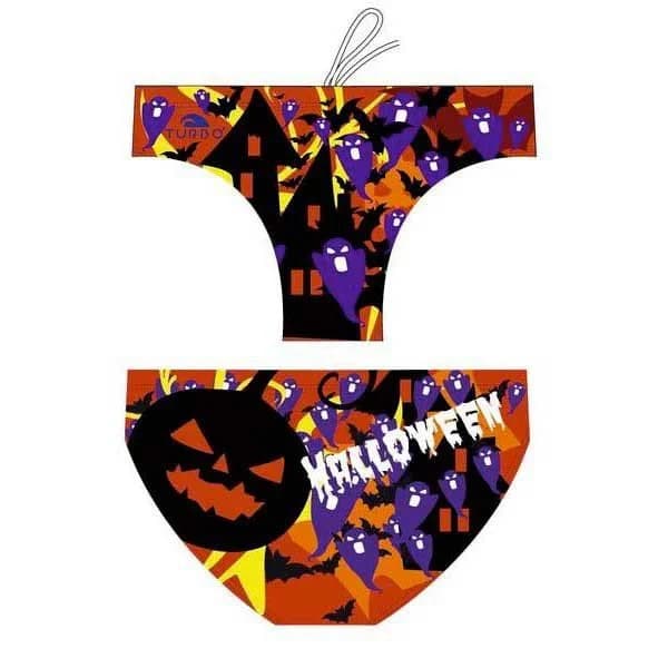 Turbo Halloween Pumpkin Swimming Brief Colorido M Homem