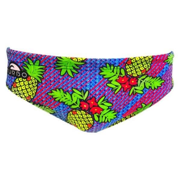 Turbo Pineapple Swimming Brief Colorido 5XL Homem