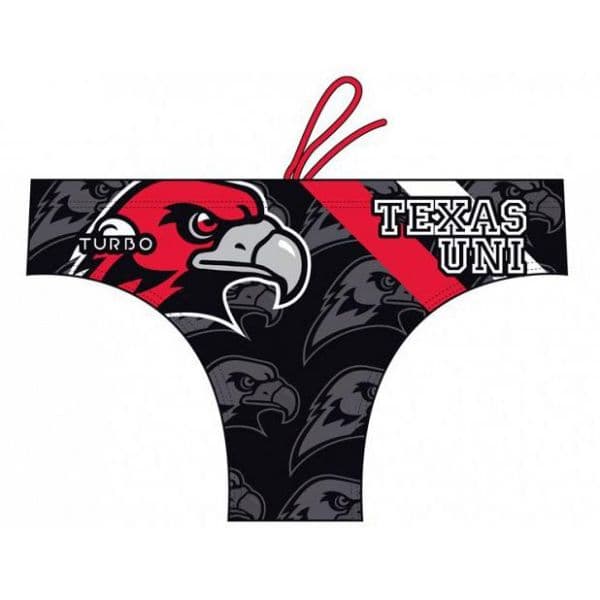 Turbo Texas Uni Swimming Brief Preto,Cinzento 5XL Homem