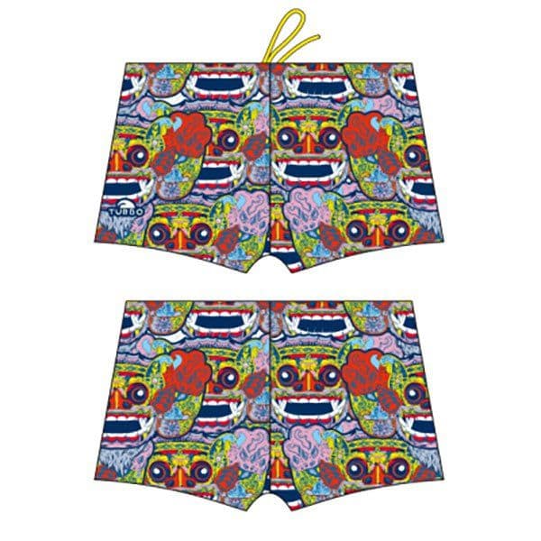 Turbo Bali Tribal Swim Boxer Azul 2XL Homem