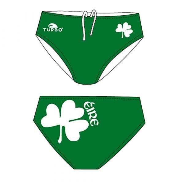 Turbo Eire Ireland Swimming Brief Verde XL Homem
