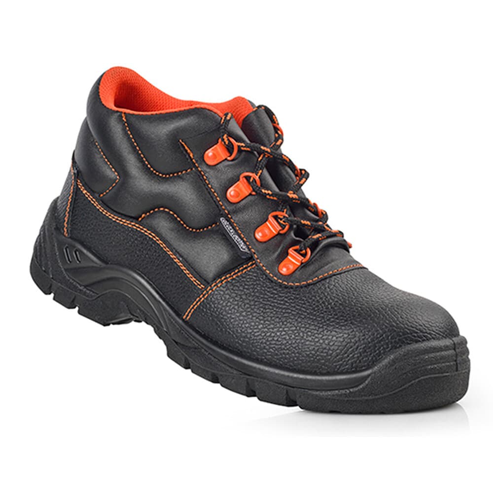Blackleather Botas de Segurança de Pele Preta s3 Src Tamanho 47