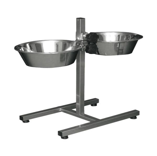 Nayeco Comedouro Duplo Elevado em Inox 2,8L 1 Kg
