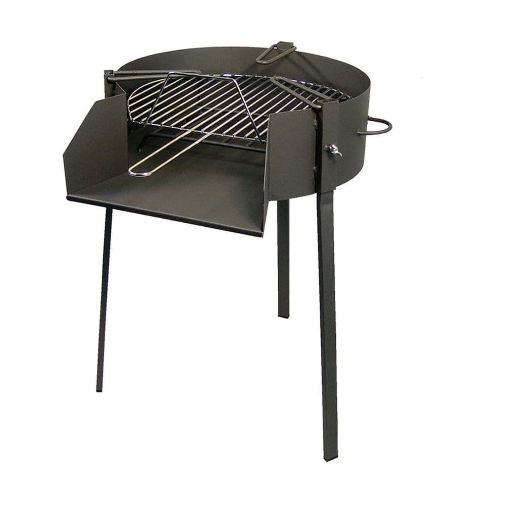 CHURRASQUEIRA REDONDA COM SUPORTE PARA FRIGIDEIRA ´´PAELLA´´ Ø5