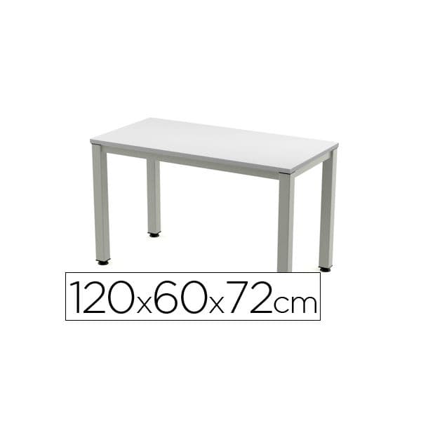 Rocada Secretária Executive 2000AD02 Alumínio / Cinza 120x60 cm