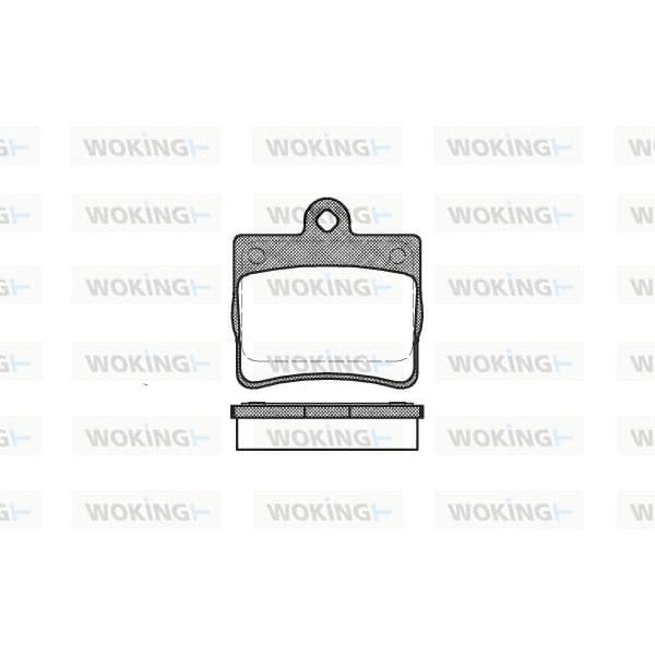 WOKING Jogo de Pastilhas para Travão de Disco - P7303.00