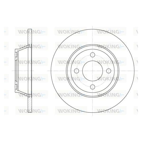 WOKING Disco de Travão - D6287.00