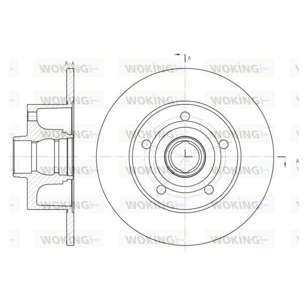 WOKING Disco de Travão - D6431.00