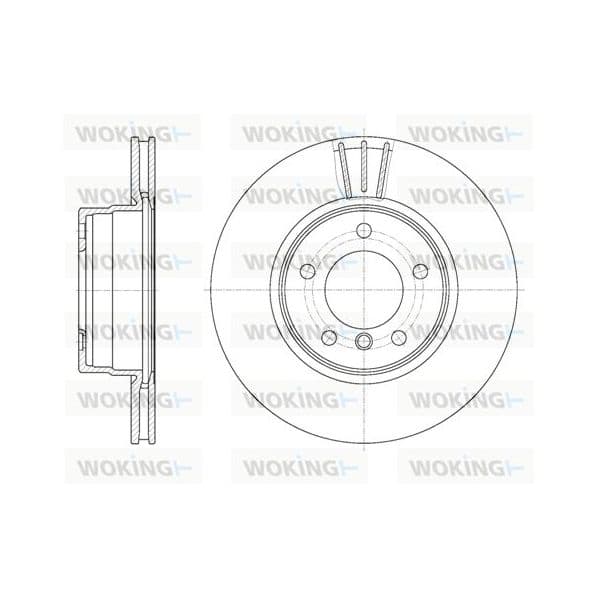 WOKING Disco de Travão - D6653.10