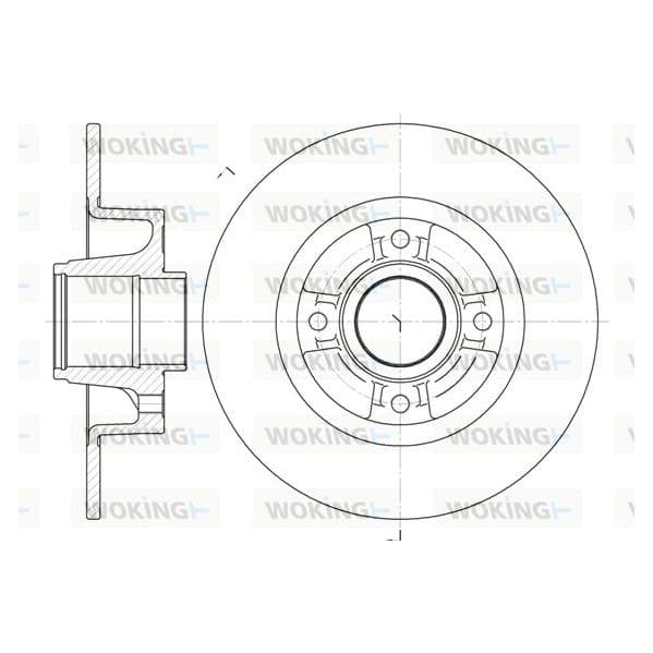 WOKING Disco de Travão - D6750.00