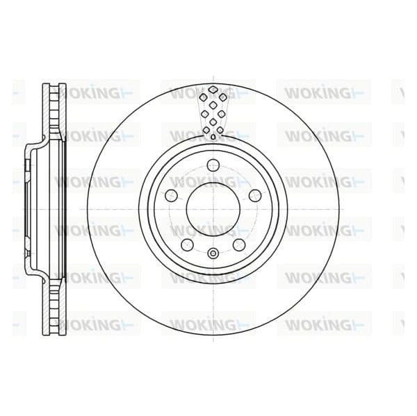 WOKING Disco de Travão - D61110.10