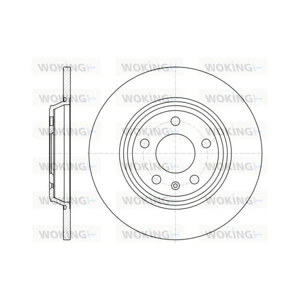 Woking Disco de Travão - D61112.00