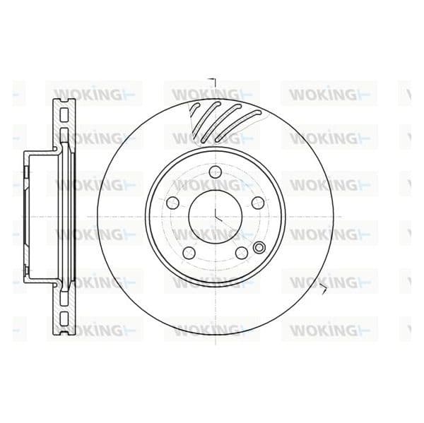 Woking Disco de Travão - D61184.10