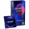 DUREX INTENSE ORGASMIC PRESERVATIVOS 12 UNIDADES | WOWFARMA