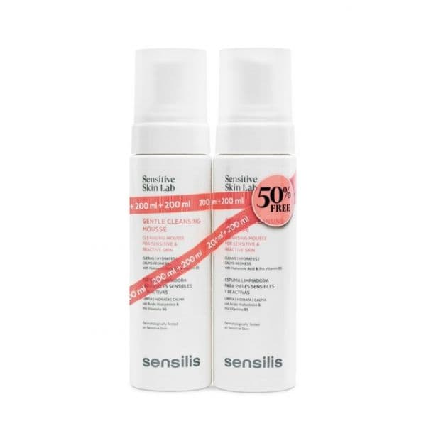 Sensilis Gentle Mousse Espuma de Limpeza 2x200ml