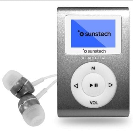 Leitor MP3 Sunstech Dedalo III 8GB Cinza