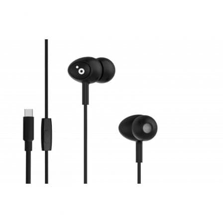 Sunstech BEATC Auriculares Intra-auriculares USB Tipo-C Alámbrico Preto