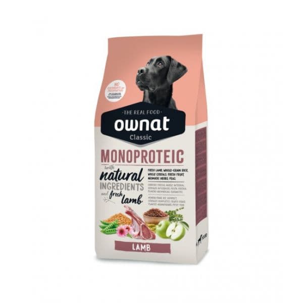 Ownat Classic Monoproteic Cordeiro 12Kg