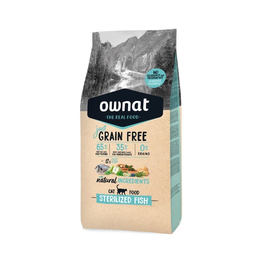 Ownat Cat Just Grain Free Sterilized Fish