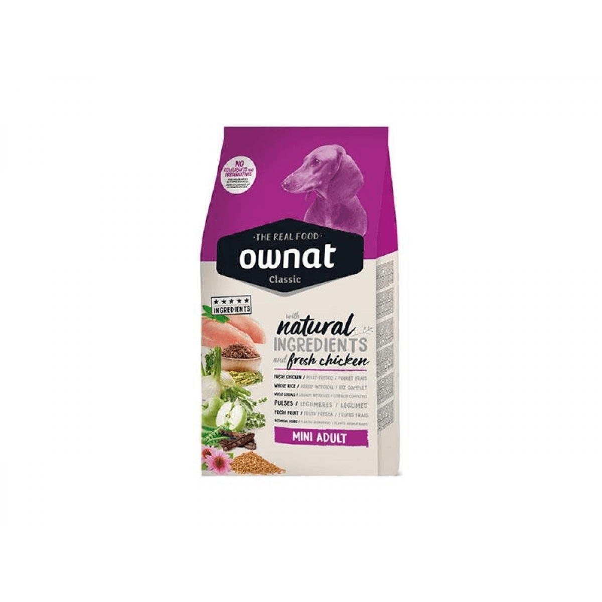 Ownat Classic Mini Adult Chicken & Rice 4Kg