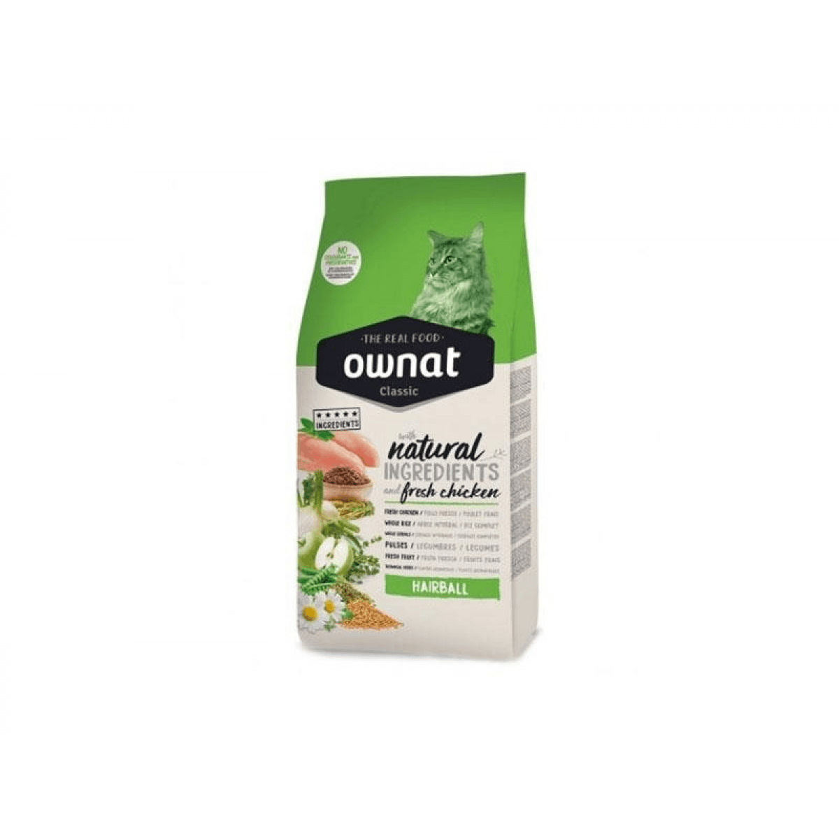 Ownat Classic HairBall Chicken 1,5Kg