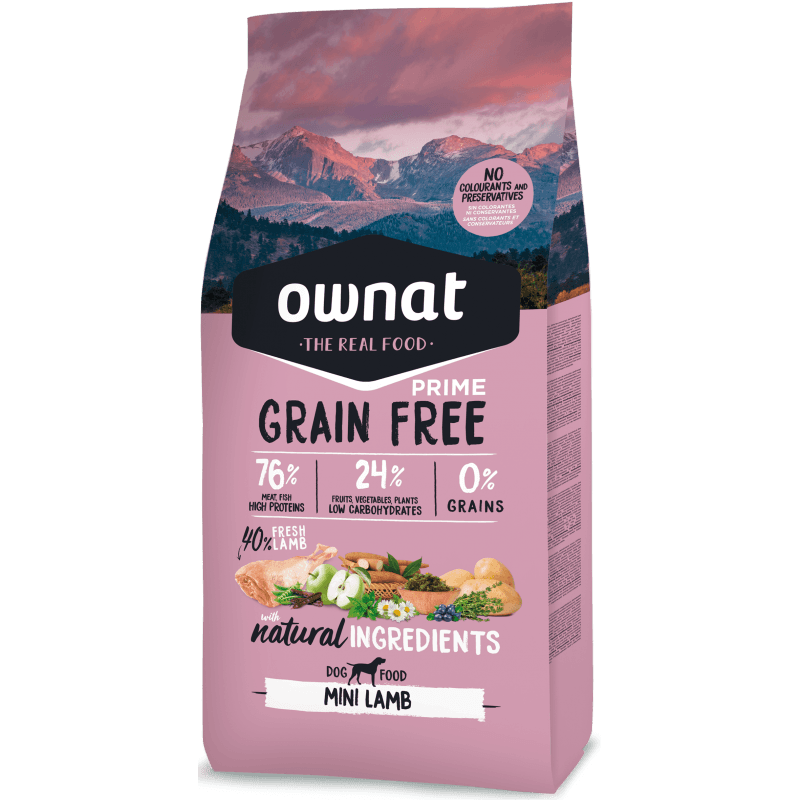 Ownat Prime Grain Free Adult Mini Lamb 3Kg