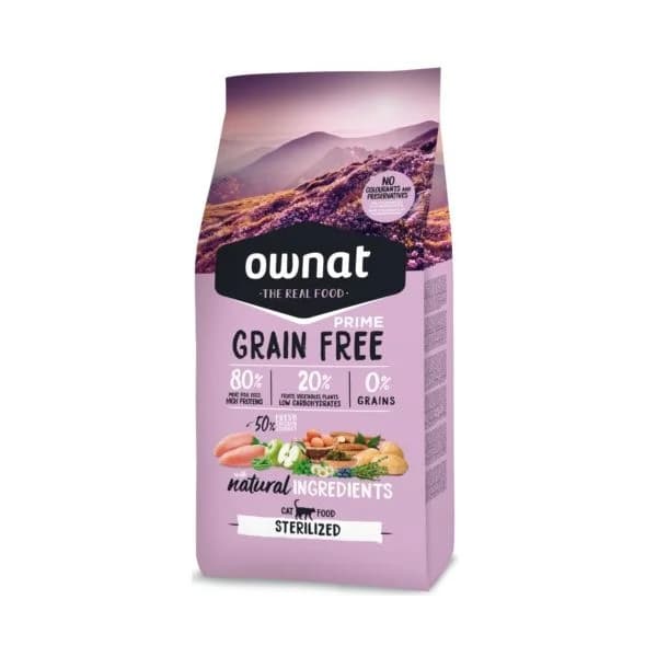 Ownat Just Grain Free Prime Sterilized Chicken & Turkey 3Kg