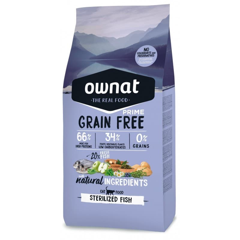 Ownat Cat Prime Grain Free Sterilized Fish