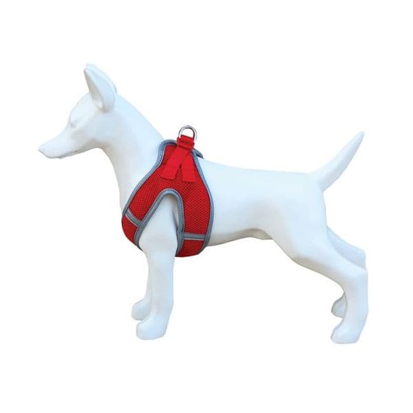 Freedog Peitoral Vermelho Suave L