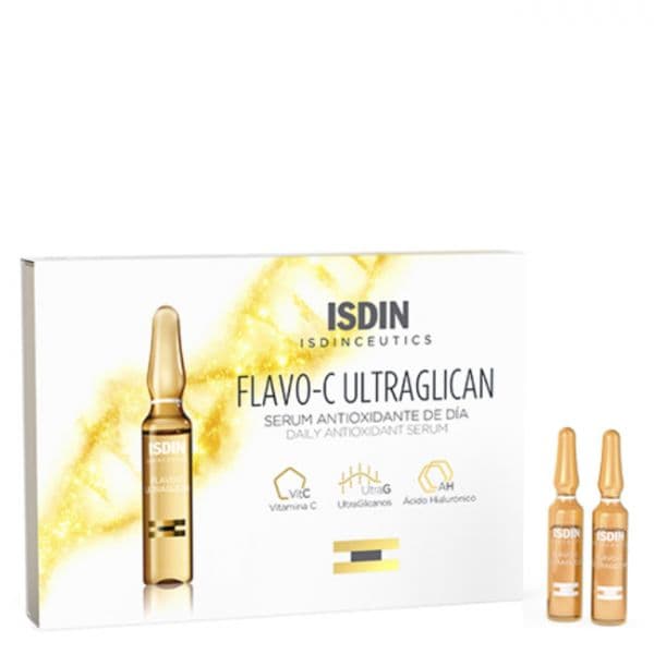 Ampolas Isdin Isdinceutics Flavo-C Ultraglican 10 Unidades