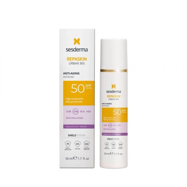 Protetor Solar Sesderma Repaskin Urban 365 Anti-idade SPF50 50ml